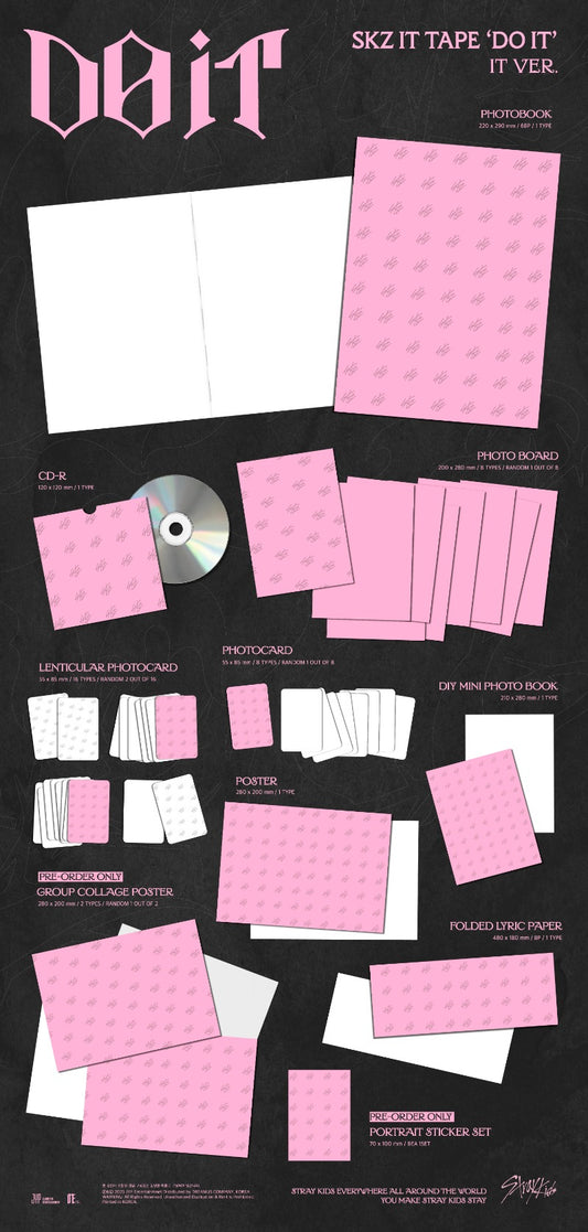 Stray Kids - Skz It Tape [Do It] (It Version) Album [PRE-ORDER]